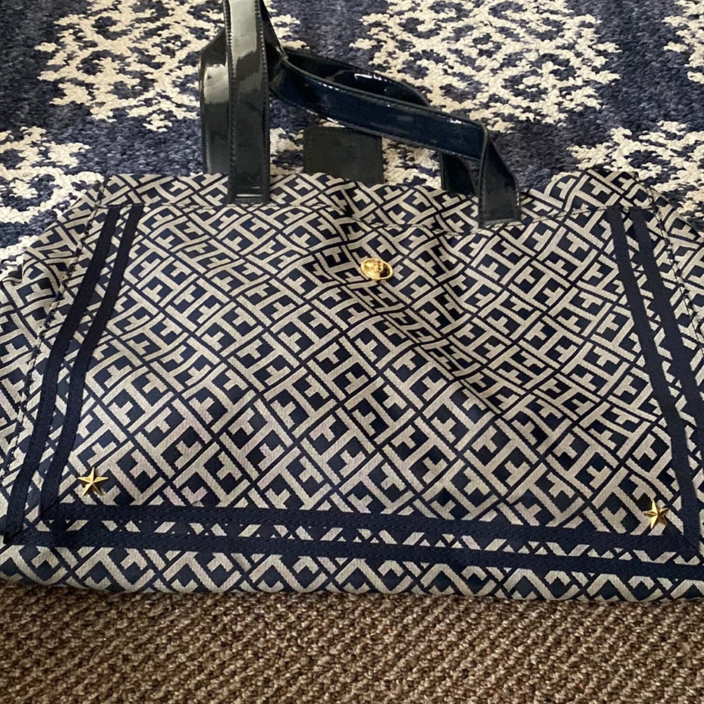 Blue gray bag